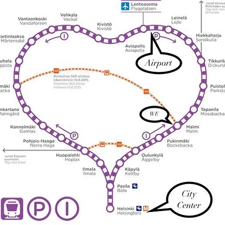 In And Super Easy To Airport And Center And A Private Free Parking アパート ヘルシンキ